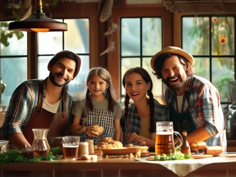 家庭自酿啤酒场景展示