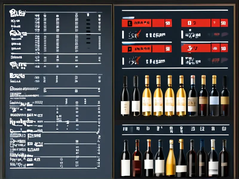 酒水库存管理表格示例