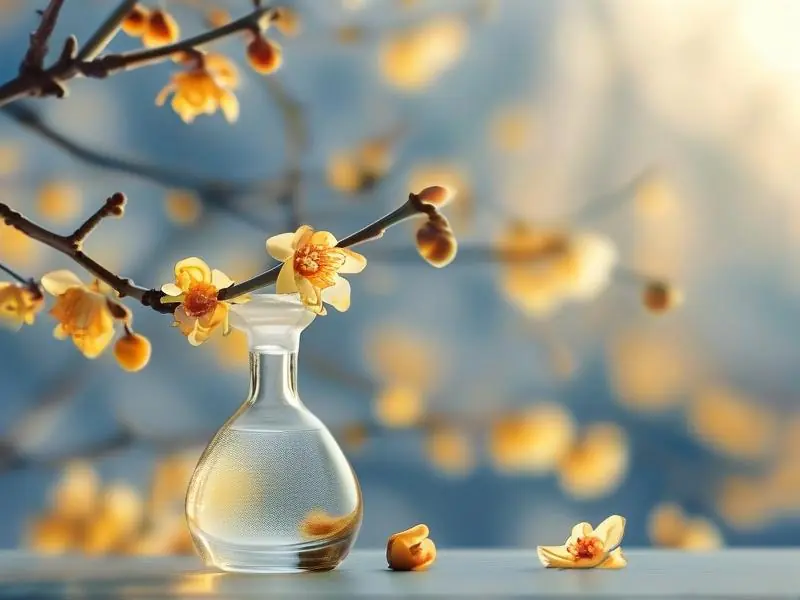 腊梅花泡酒成品展示