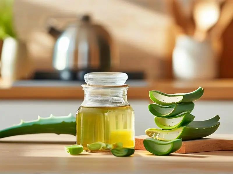 家庭自制芦荟泡酒原料准备过程实拍