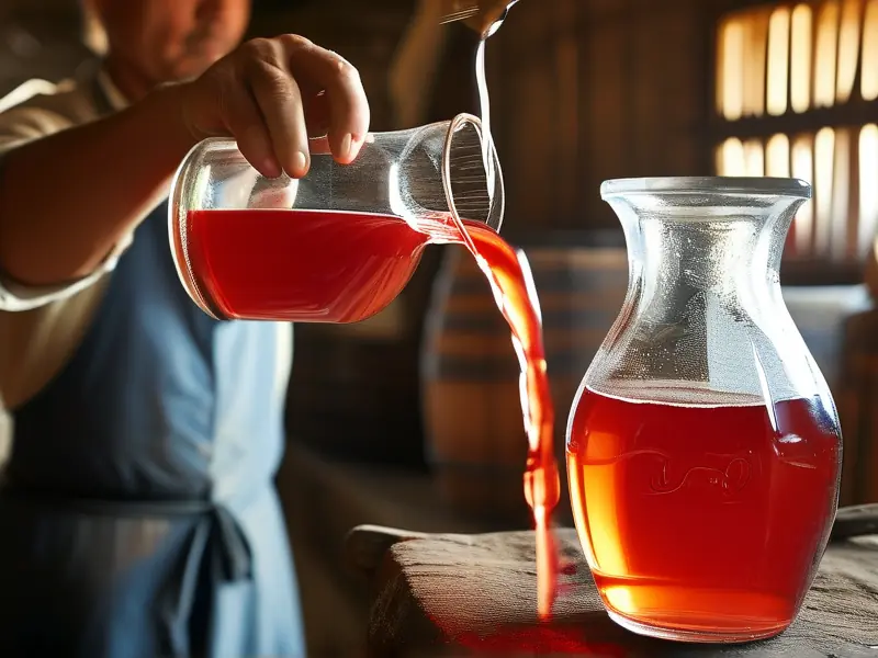 专业酿酒师制作鹿血泡酒的过程