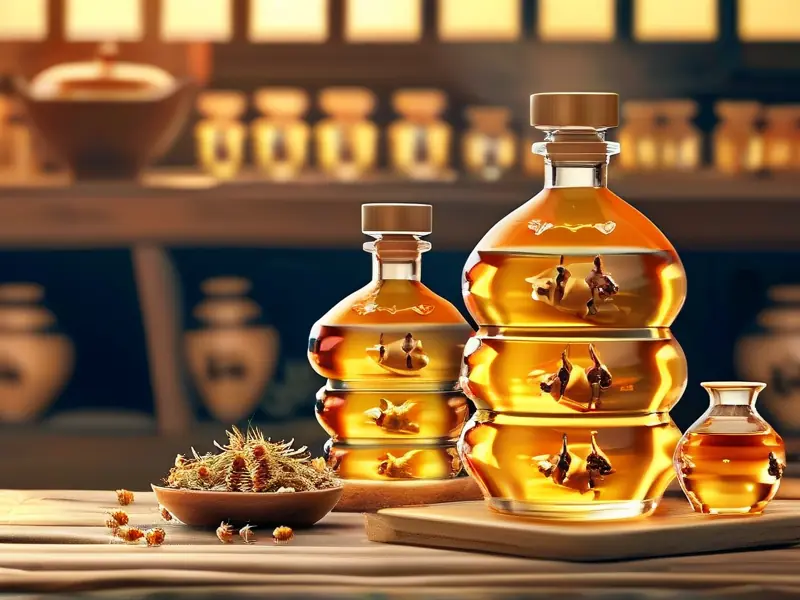 传统马蜂泡酒制作过程展示