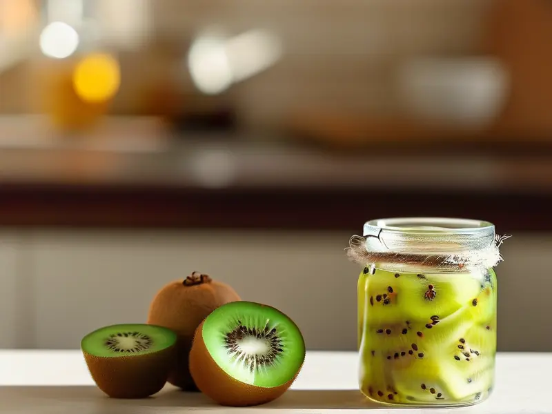 家庭自制猕猴桃酒制作过程实拍图