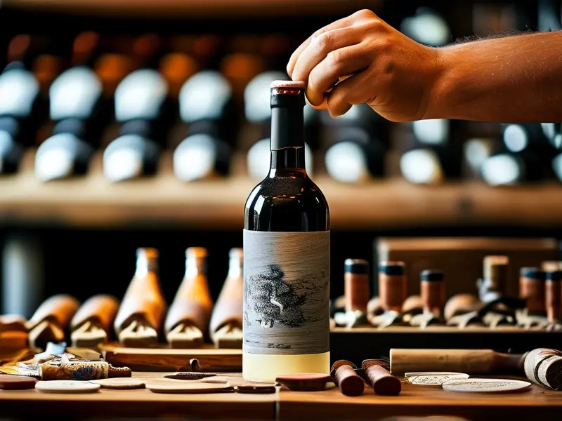 专业酿酒师演示白酒蜡封密封方法