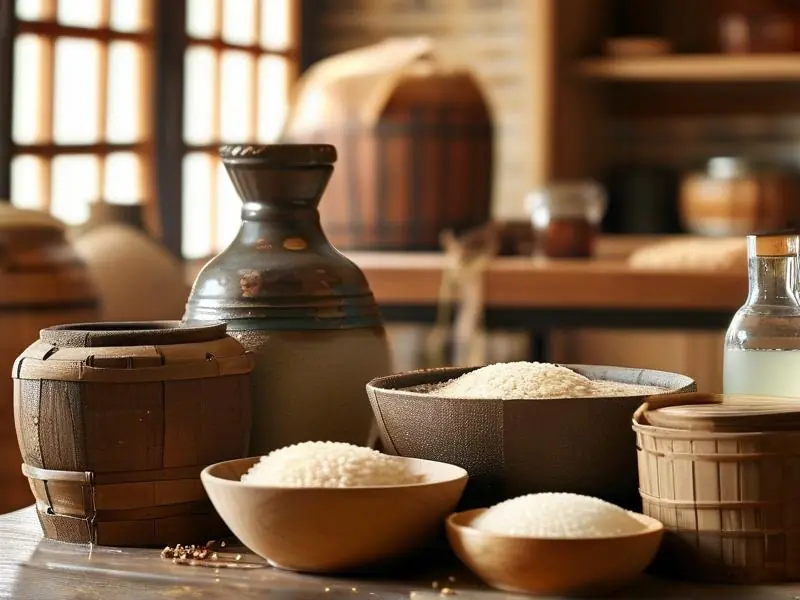 米酒制作过程演示