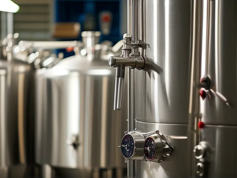 专业酿酒师现场检验不锈钢酿酒设备质量