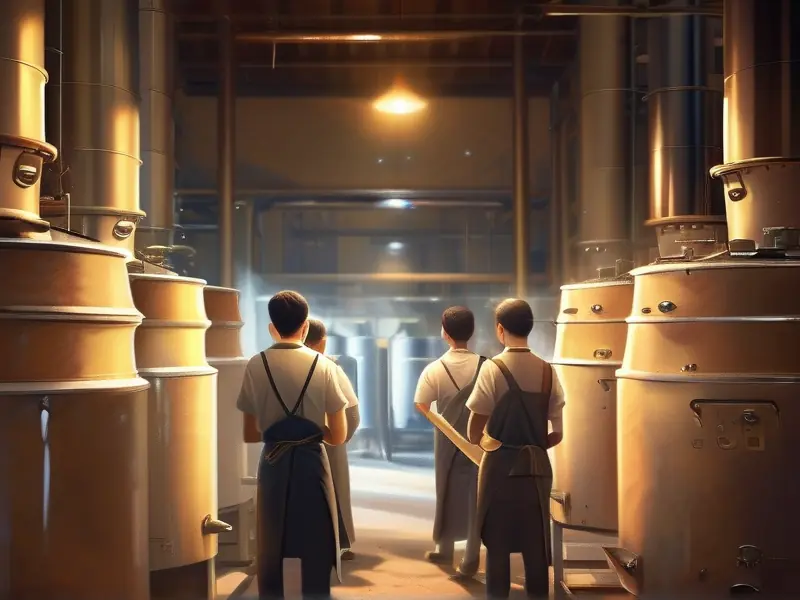 白酒酿造培训现场教学实景