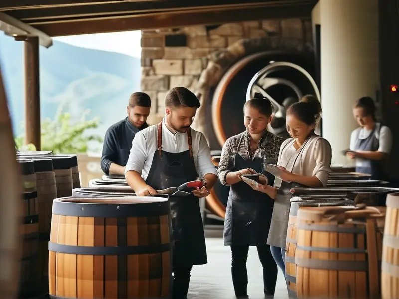 学员在南楼山酿酒技术网学习酿酒技术