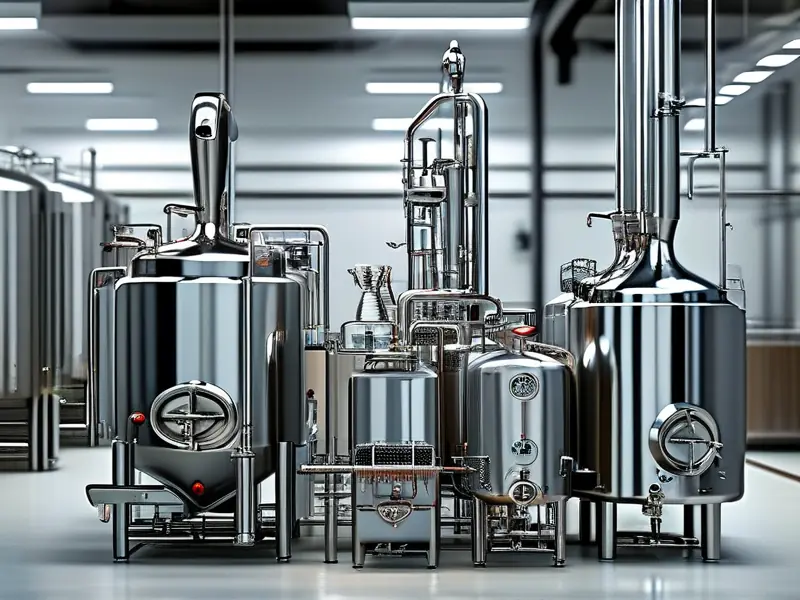 现代化酿酿酒设备展示