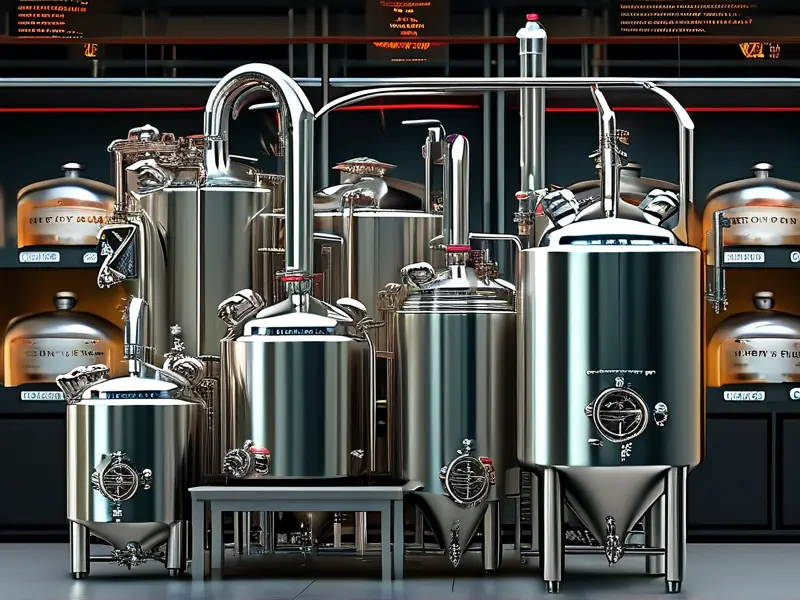不锈钢酿酒设备价格展示图