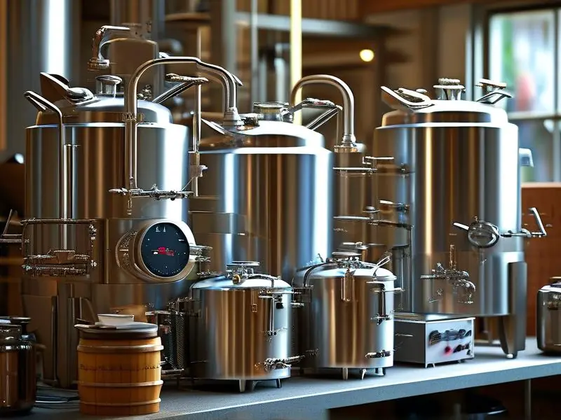 不同型号酿酒设备展示