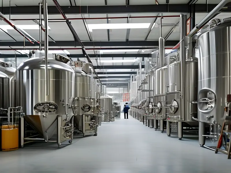 专业酿酒设备厂内部实景展示