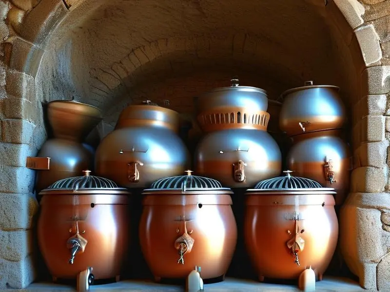 不同材质酿酒缸展示图