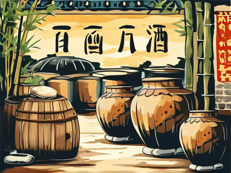 中国古代传统酿酒工艺场景再现