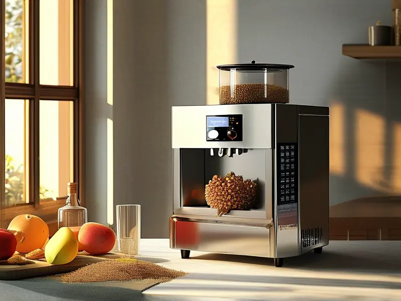 家用小型酿酒机器工作场景实拍图