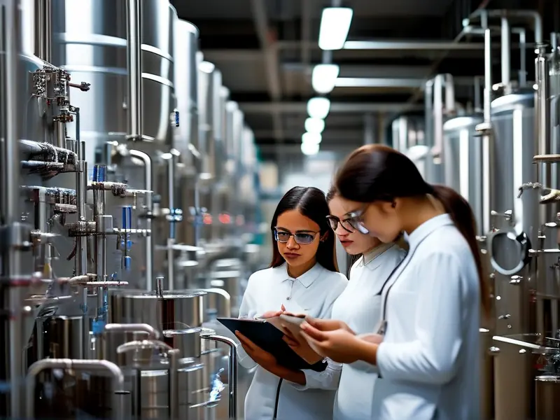 酿酒技术专科学校实践教学场景