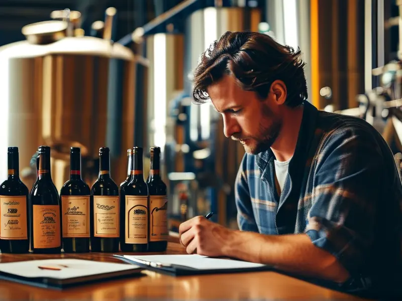 酿酒师在实验室研究专升本相关材料