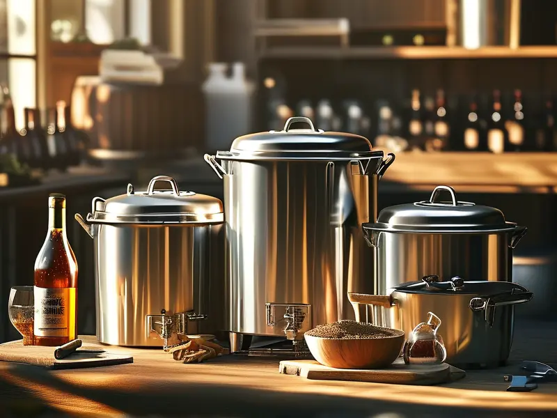 专业不锈钢酿酒设备展示