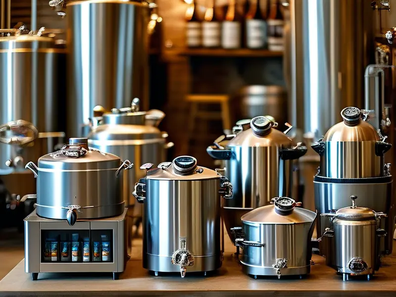 不同价位酿酒设备对比展示