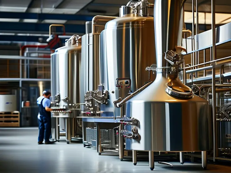 专业酿酒设备企业生产车间实景