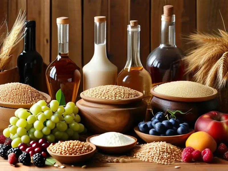 酿酒需要的原料展示图