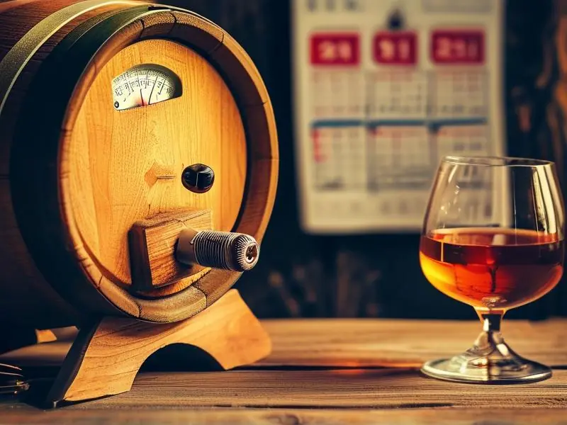 不同发酵阶段的酿酒过程对比图