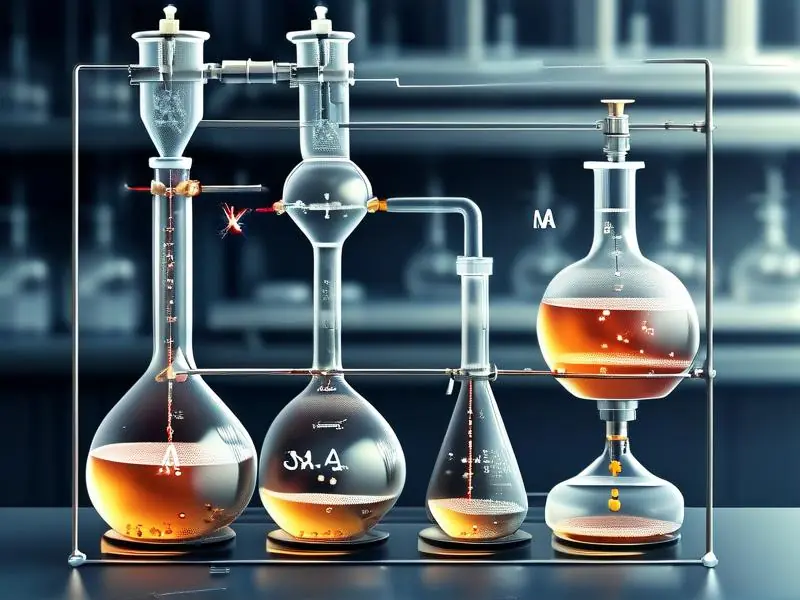 酿酒化学反应过程示意图展示糖化发酵的分子变化