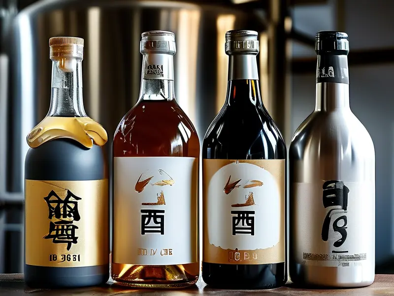 白酒瓶身标准号标签实拍对比图