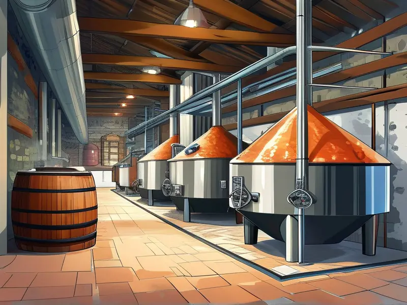 传统酿制酒与现代勾兑酒生产工艺对比图