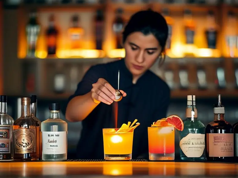 宁波调酒培训学校专业调酒师示范调酒技巧