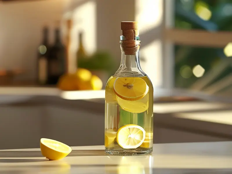 柠檬泡酒的制作过程