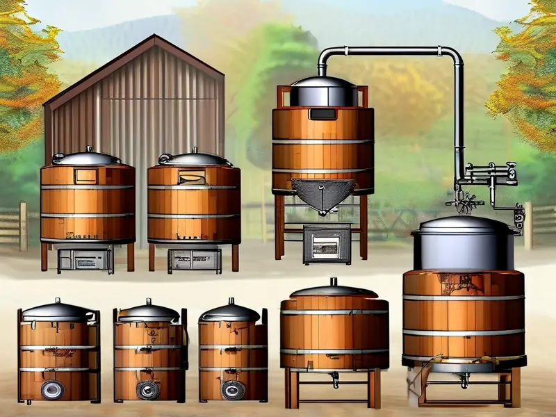 农村酿酒设备全套展示