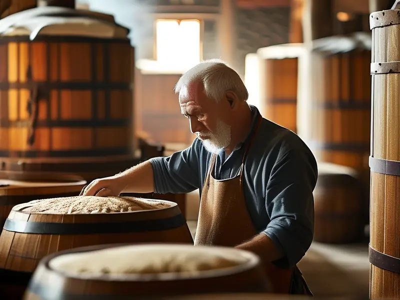 浓香型白酒发酵过程实景