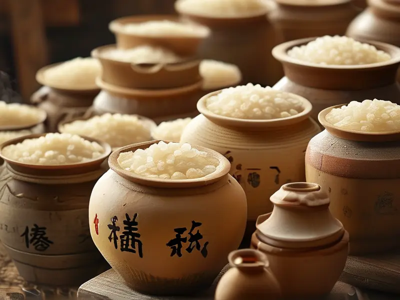 传统糯米酒酿制过程步骤图解