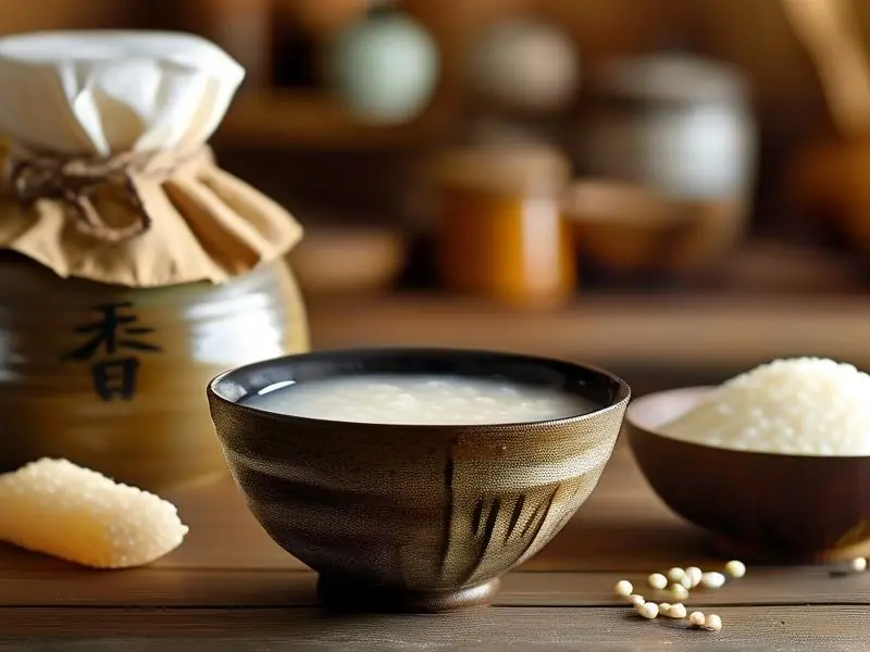 糯米酒制作过程展示