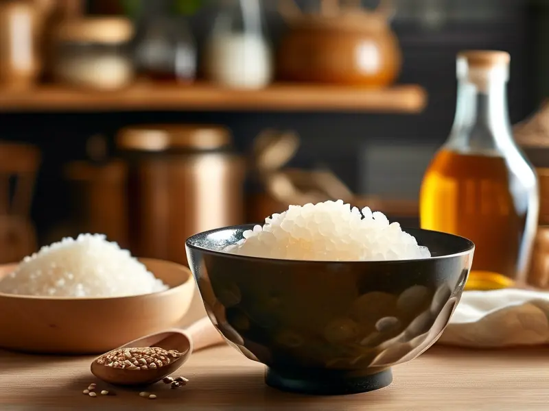 自制糯米甜酒成品展示