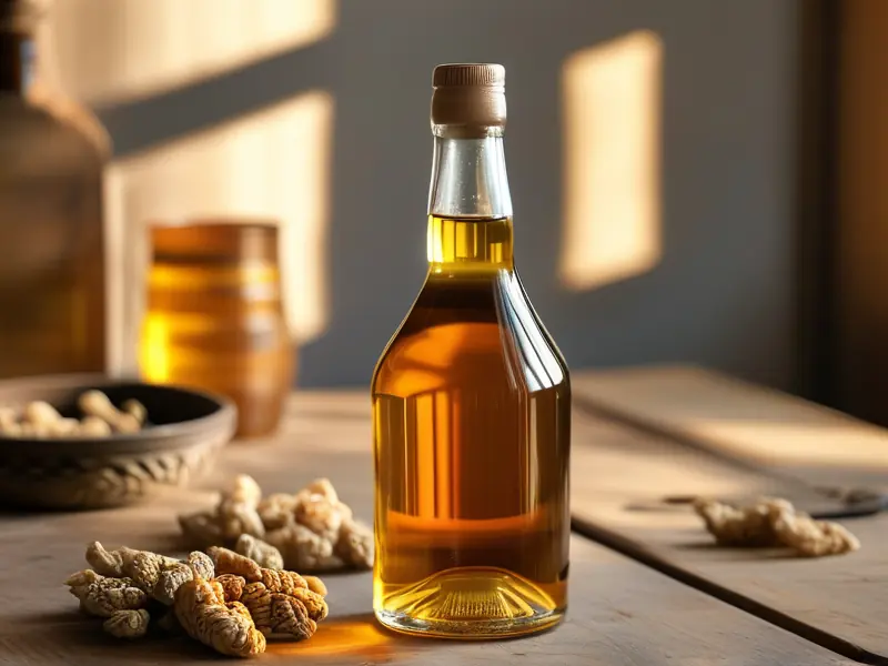 自制玛卡酒展示