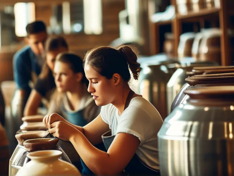 酿酒技术培训班现场教学实景