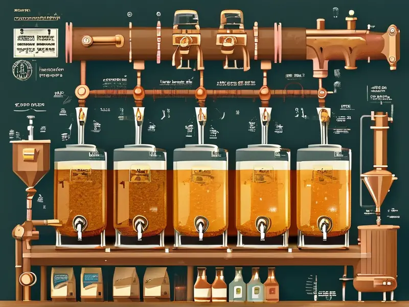 啤酒酿造工艺流程图解