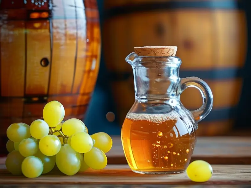 家庭自制葡萄酒原料与工具准备示意图