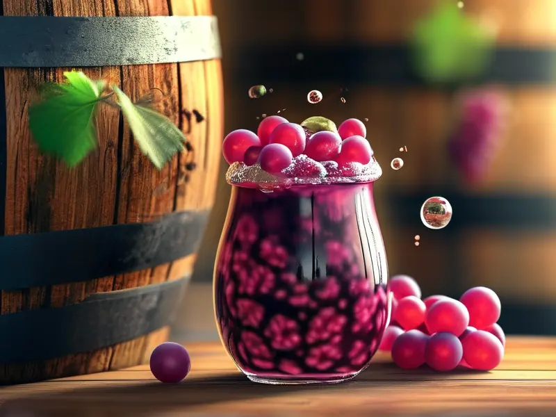 家庭自酿葡萄酒发酵过程实拍图