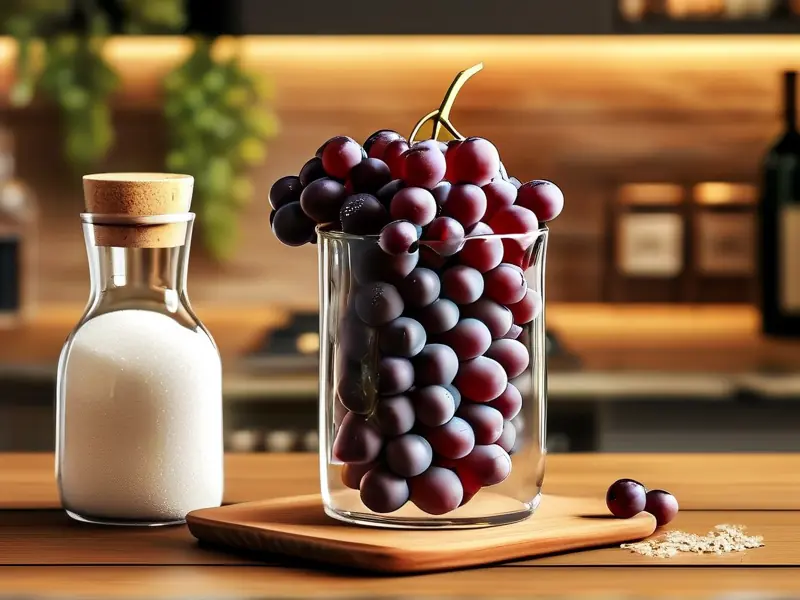 家庭自酿葡萄酒原料准备过程