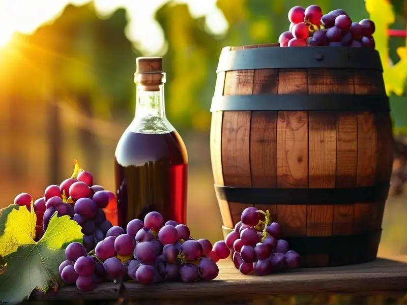 葡萄酒酿造原料准备与初期发酵设备展示