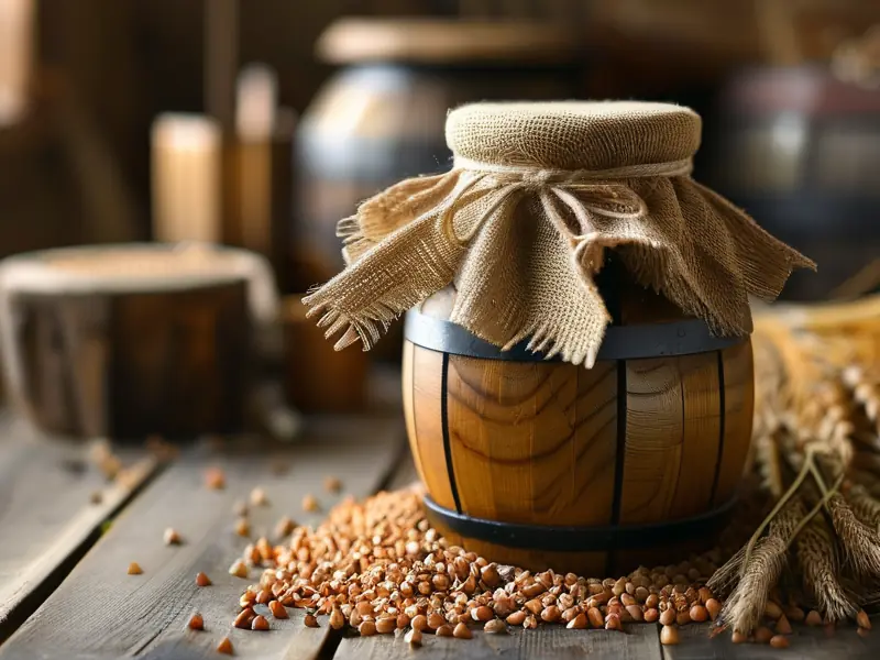 传统方法酿造荞麦酒的发酵过程