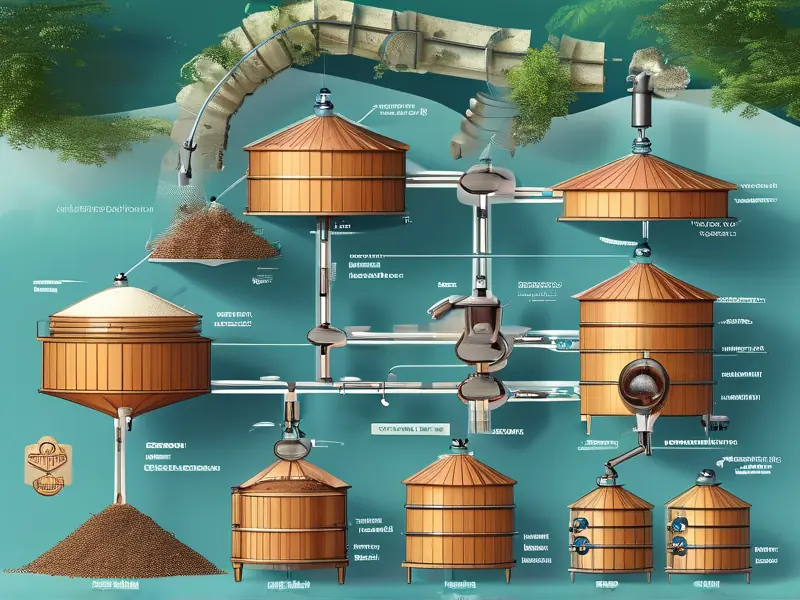 清香型白酒酿造工艺流程图