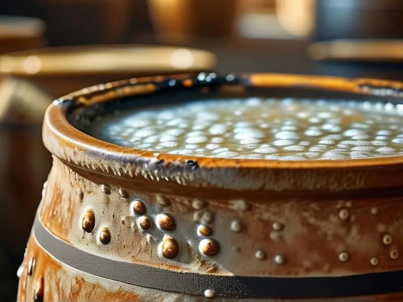 清香型白酒传统发酵过程实拍图