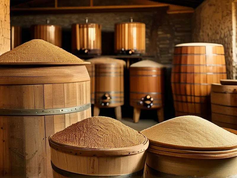 清香型白酒主要酿酒原料展示