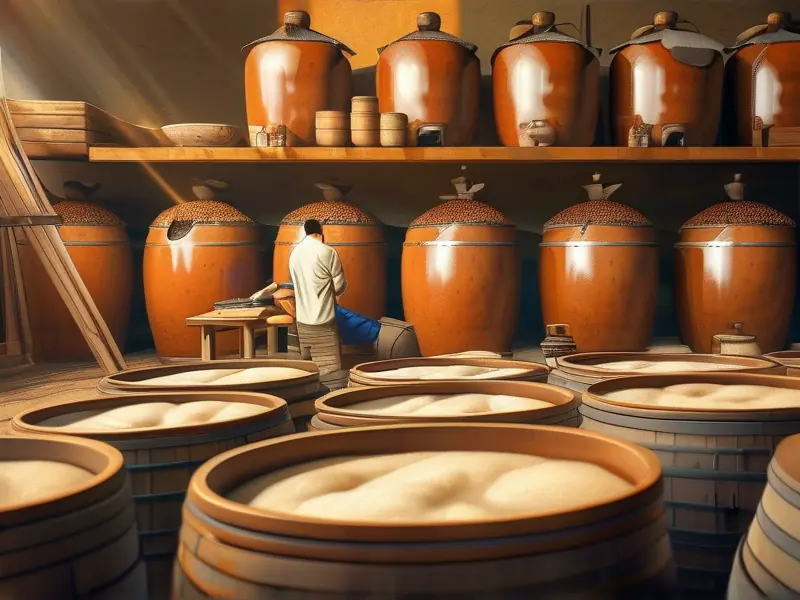 清香型白酒传统酿造工艺现场实拍