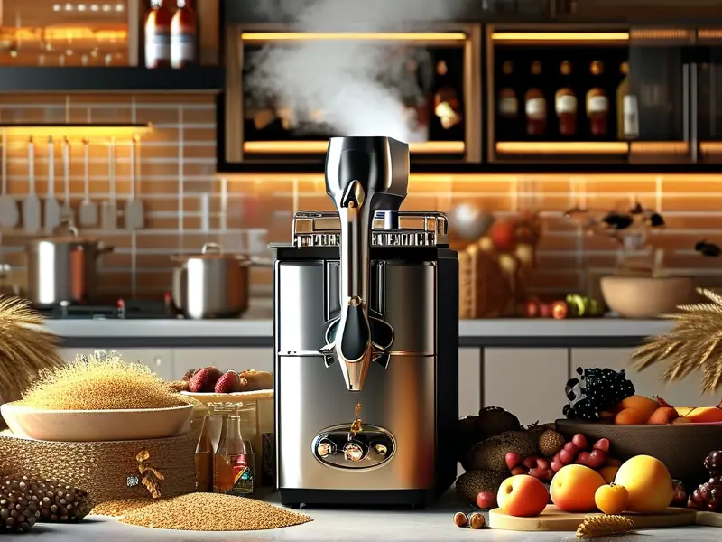 全自动酿酒器在厨房中的使用场景