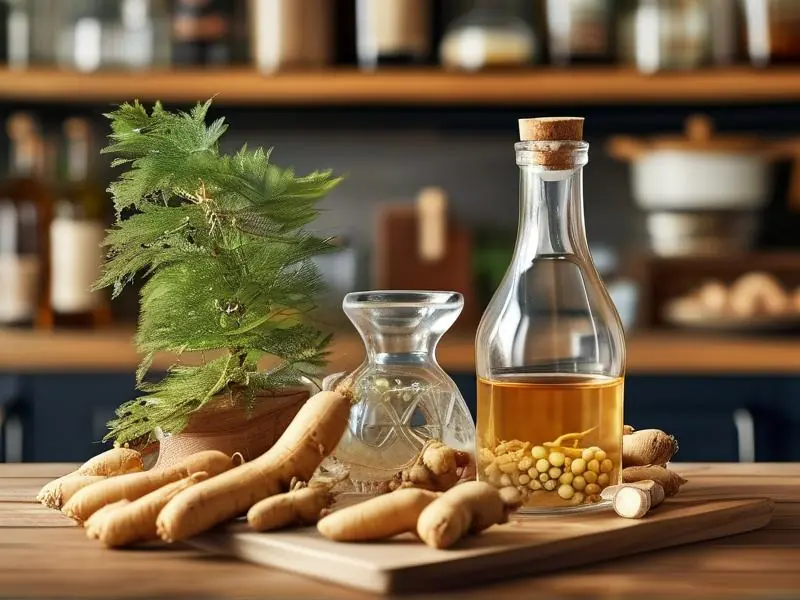 人参泡酒制作过程示意图